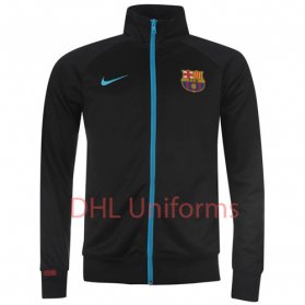 Áo khoác nỉ Barca 2015-2016 màu đen