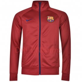 Áo khoác nỉ đỏ câu lạc bộ Barca 2015-2016