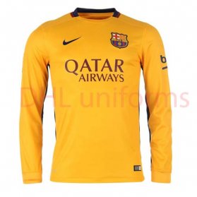 Áo bóng đá Barcelona 2015-2016 dài tay sân khách